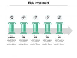 Risk investment ppt powerpoint presentation portfolio show cpb
