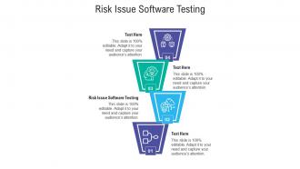 Risk issue software testing ppt powerpoint presentation outline rules cpb