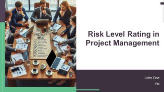 Risk Level Rating In Project Management PPT Example AT