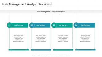 Risk Management Analyst Description In Powerpoint And Google Slides Cpb