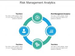 Risk management analytics ppt powerpoint presentation file brochure cpb