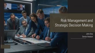 Risk Management And Strategic Decision Making PPT Guidelines AT