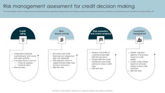 Risk Management Assessment For Credit Decision Making