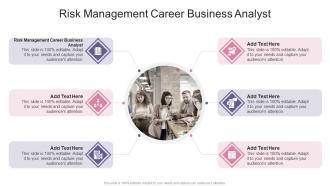 Risk Management Career Business Analyst In Powerpoint And Google Slides Cpb