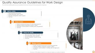 Risk Management Commercial Development Project Assurance Guidelines For Work Design