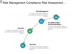 Risk management compliance risk assessment matrix marketing analytics cpb