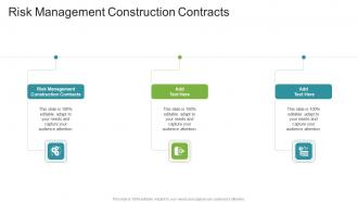 Risk Management Construction Contracts In Powerpoint And Google Slides Cpb
