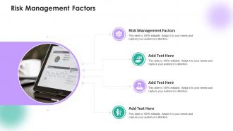 Risk Management Factors In Powerpoint And Google Slides Cpb