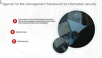 Risk Management Framework For Information Security Powerpoint Presentation Slides