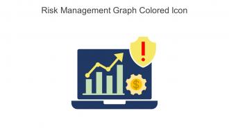 Risk Management Graph Colored Icon In Powerpoint Pptx Png And Editable Eps Format