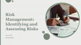 Risk Management Identifying And Assessing Risks PPT Example AT