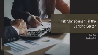 Risk Management In The Banking Sector PPT Structure AT