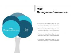 Risk management insurance ppt powerpoint presentation pictures elements cpb