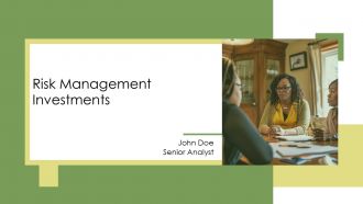 Risk Management Investments PPT PowerPoint AT