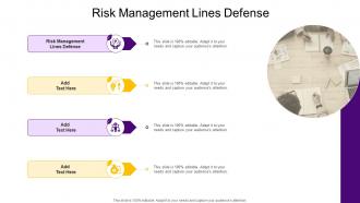 Risk Management Lines Defense In Powerpoint And Google Slides Cpb