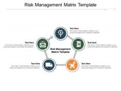 Risk management matrix template ppt powerpoint presentation outline structure cpb