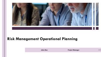 Risk Management Operational Planning PPT Slides AT