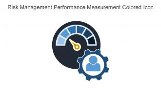 Risk Management Performance Measurement Colored Icon In Powerpoint Pptx Png And Editable Eps Format