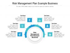 Risk management plan example business ppt powerpoint presentation inspiration designs download cpb