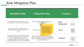 Risk Management Plan Powerpoint Presentation Slides