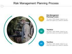 Risk management planning process ppt powerpoint presentation show slide download cpb