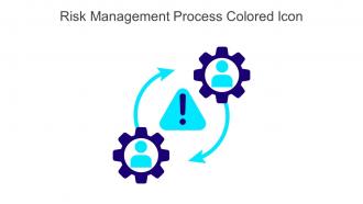 Risk Management Process Colored Icon In Powerpoint Pptx Png And Editable Eps Format
