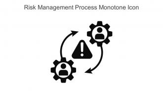 Risk Management Process Monotone Icon In Powerpoint Pptx Png And Editable Eps Format