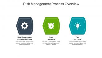 Risk management process overview ppt powerpoint presentation model gridlines cpb