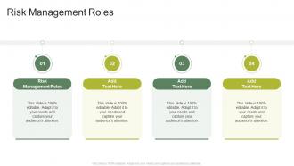 Risk Management Roles In Powerpoint And Google Slides Cpb