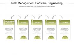 Risk management software engineering ppt powerpoint presentation infographic template format cpb