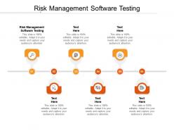 Risk management software testing ppt powerpoint presentation ideas cpb