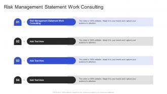 Risk Management Statement Work Consulting In Powerpoint And Google Slides Cpb