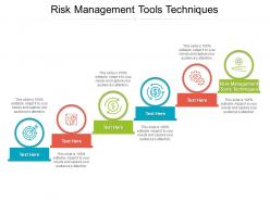 Risk management tools techniques ppt powerpoint presentation visual aids show cpb