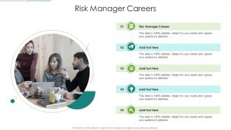 Risk Manager Careers In Powerpoint And Google Slides Cpb