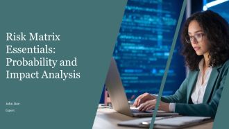 Risk Matrix Essentials Probability And Impact Analysis PPT Summary AT