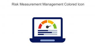 Risk Measurement Management Colored Icon In Powerpoint Pptx Png And Editable Eps Format