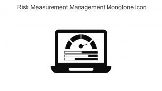 Risk Measurement Management Monotone Icon In Powerpoint Pptx Png And Editable Eps Format