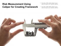 Risk measurement using caliper for creating framework