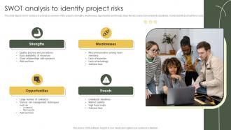 Risk Mitigation And Management Plan SWOT Analysis To Identify Project Risks