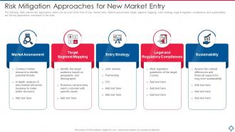 Risk Mitigation Approaches For New Market Entry
