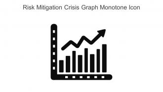 Risk Mitigation Crisis Graph Monotone Icon In Powerpoint Pptx Png And Editable Eps Format
