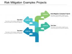 Risk mitigation examples projects ppt powerpoint presentation template cpb