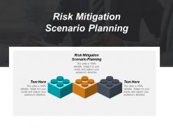 Risk mitigation scenario planning ppt powerpoint presentation layouts graphics example cpb