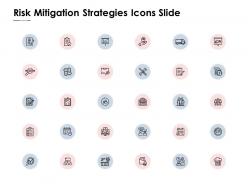 Risk mitigation strategies icons slide gears ppt powerpoint presentation pictures