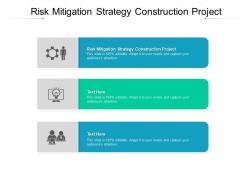 Risk mitigation strategy construction project ppt powerpoint presentation model good cpb
