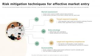 Risk Mitigation Techniques For Effective Market Entry