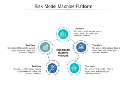 Risk model machine platform ppt powerpoint presentation show sample cpb