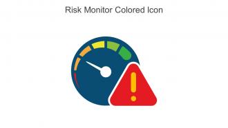 Risk Monitor Colored Icon In Powerpoint Pptx Png And Editable Eps Format