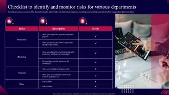 Risk Monitoring And Management Powerpoint Ppt Template Bundles MKD MM Aesthatic Compatible