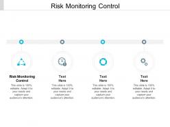 Risk monitoring control ppt powerpoint presentation portfolio rules cpb